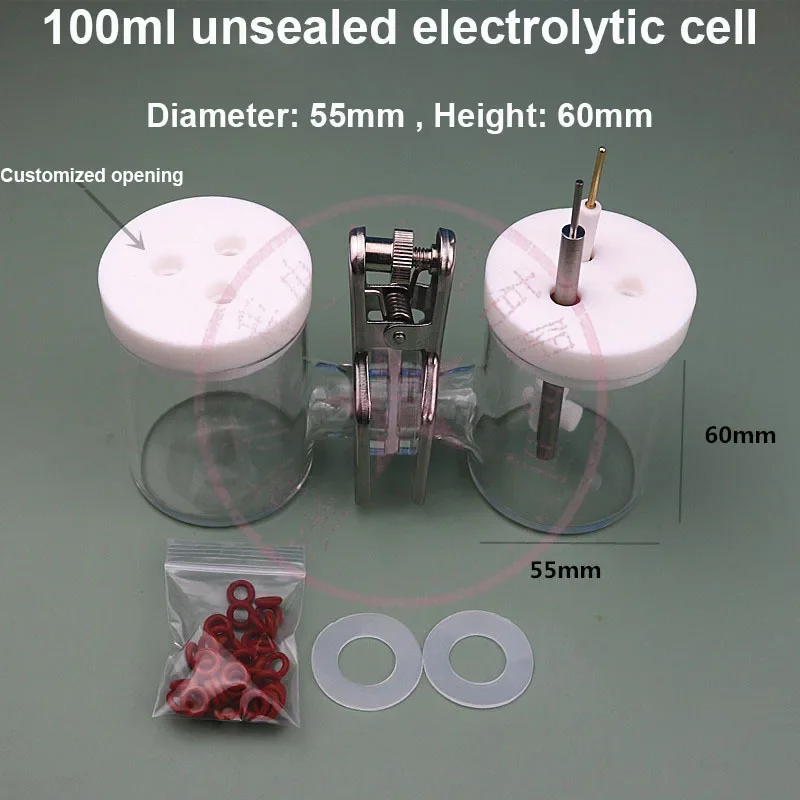 20ml-100ml Non sealed electrolytic cell