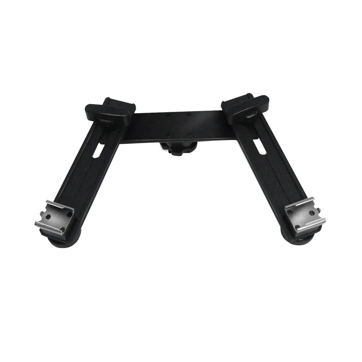 Double Hot Shoe Mounting Bracket for Camera Video Twin Speed Light Flash Holder Stand for DSLR Cameras Macro