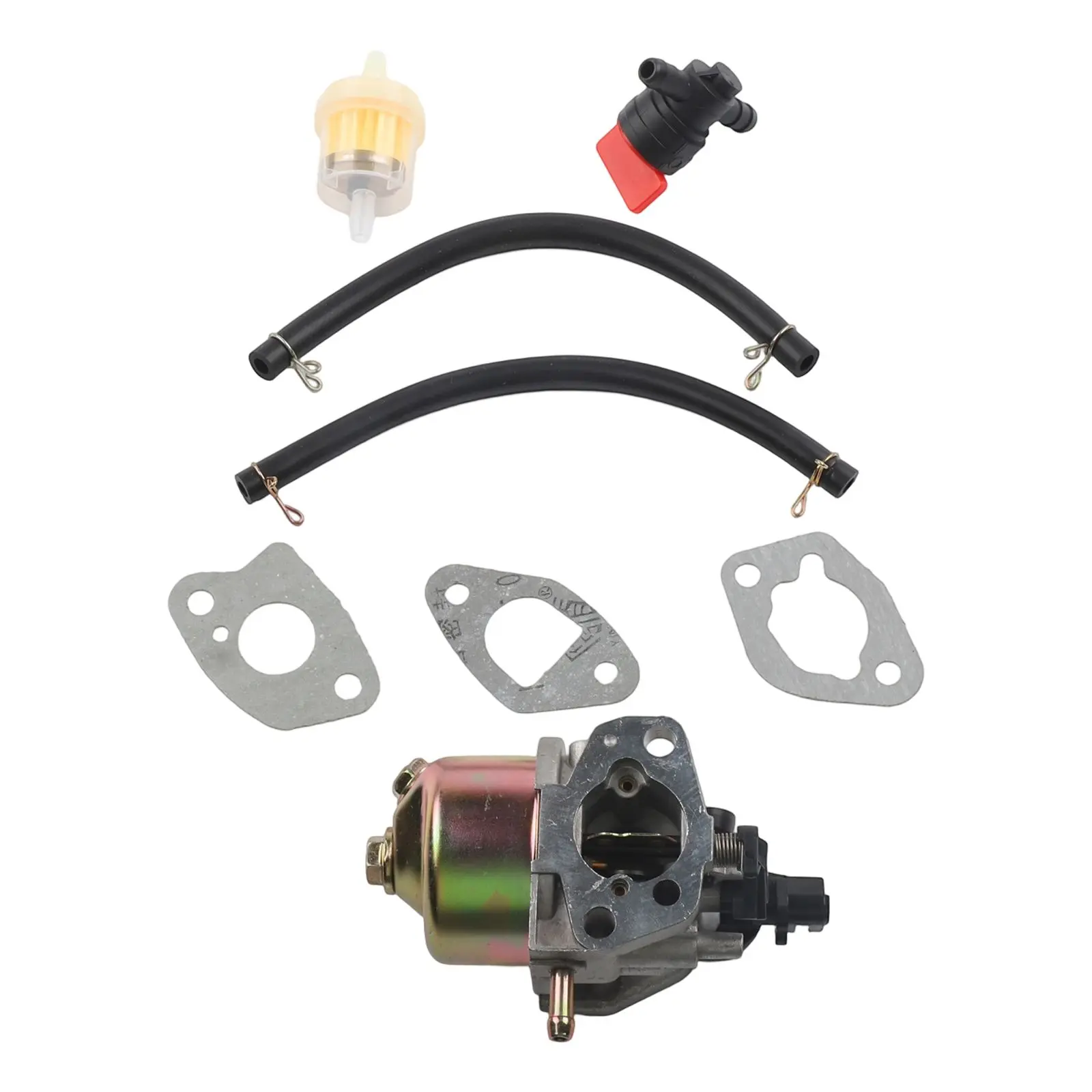 Carburetor Filter Carburetor Kit Lawn Care Outdoor Equipment 11*9*7CM Carburetor Gasket Filter Kit 8 Piece Set