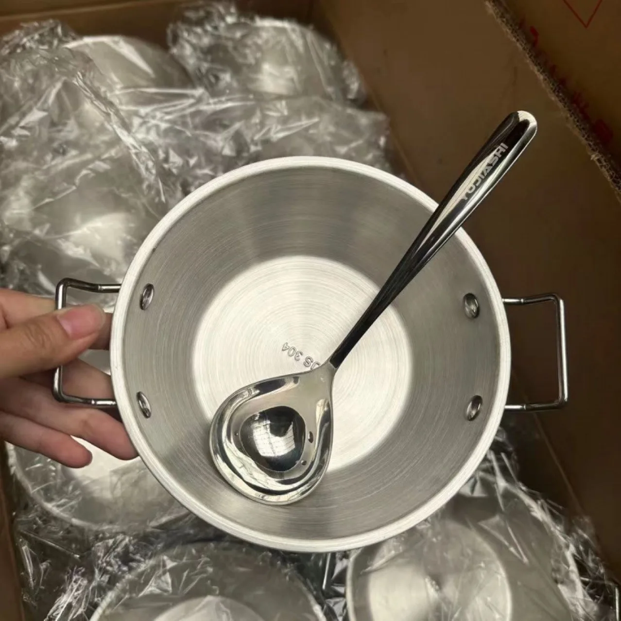 

Superior Stainless Steel Paella Pan, Dry Pot, Saucepan, Cookware for Kitchen and Picnics