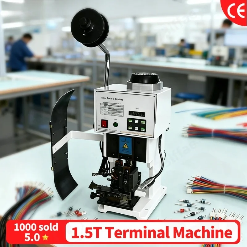 1.5T 2T 3T Ultra Quiet Automatic Terminal Crimping Machine Wire Terminal Crimper Press Machine with OTP Mold for Wire Harness