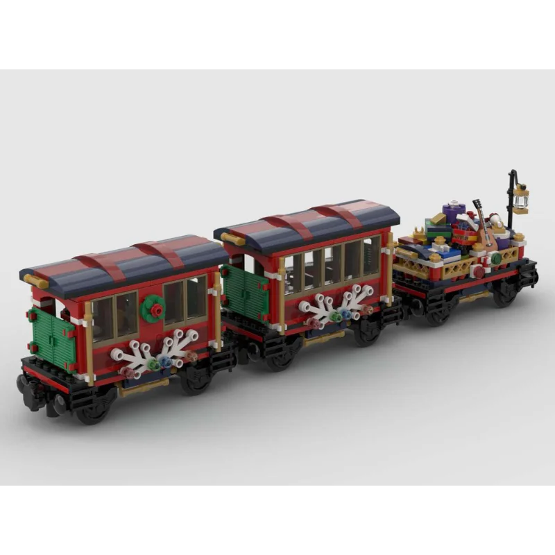 christmas building blocks lot train motor kit sleigh reindeer gingerpread santa xmas stocking christmas village sets for 2024