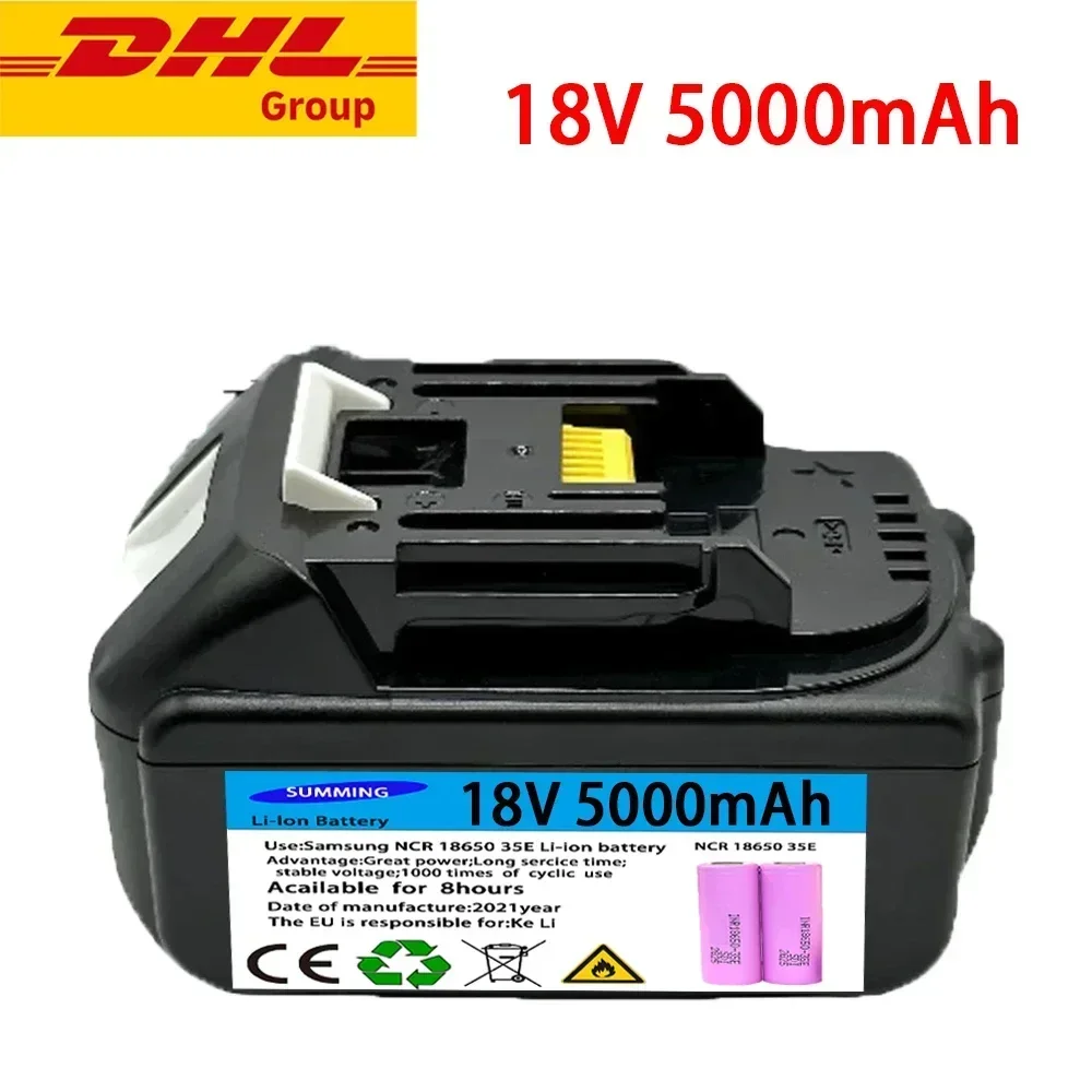 Rechargeable Li-ion batteries with charger BL1860 18V 6000mAh for Makita 18V battery 6Ah BL1840 BL1850 BL1830 BL1860B LXT400