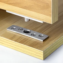 Stainless Steel Pivot Hinge Central and Offset-Axes Rotating Hinge 360 Degree Door Concealing Up Down Shaft for Wooden Doors