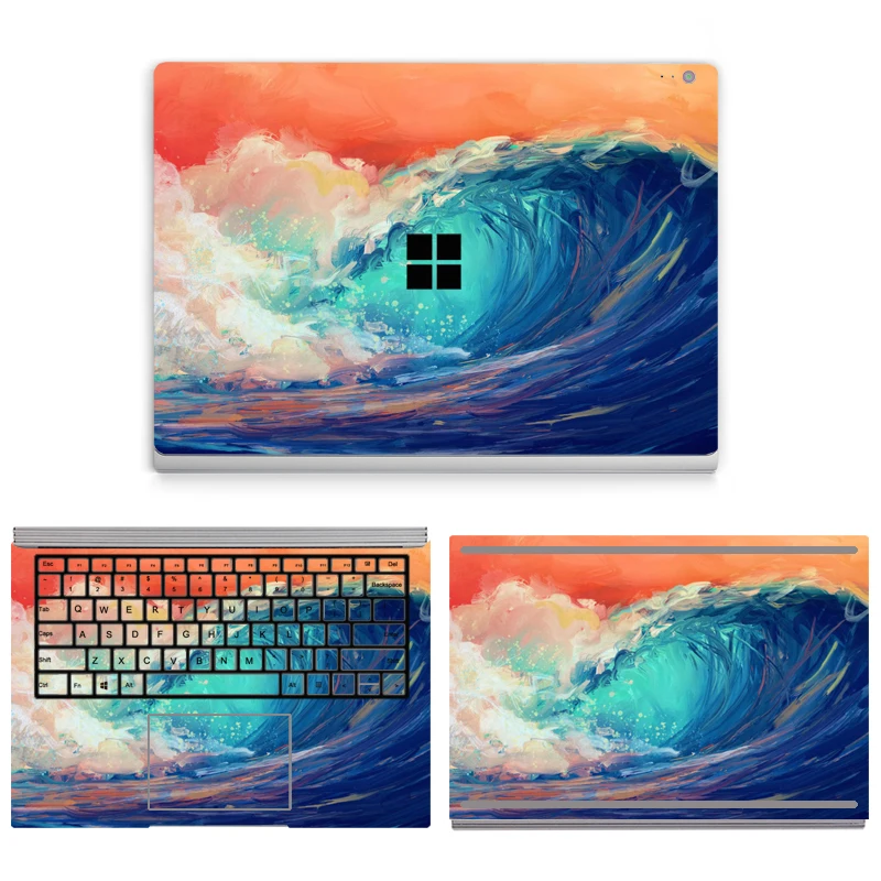 Laptop Skins para Microsoft Surface Livro Livro 15 Vinil Pintado Adesivos Decalque Personalizado