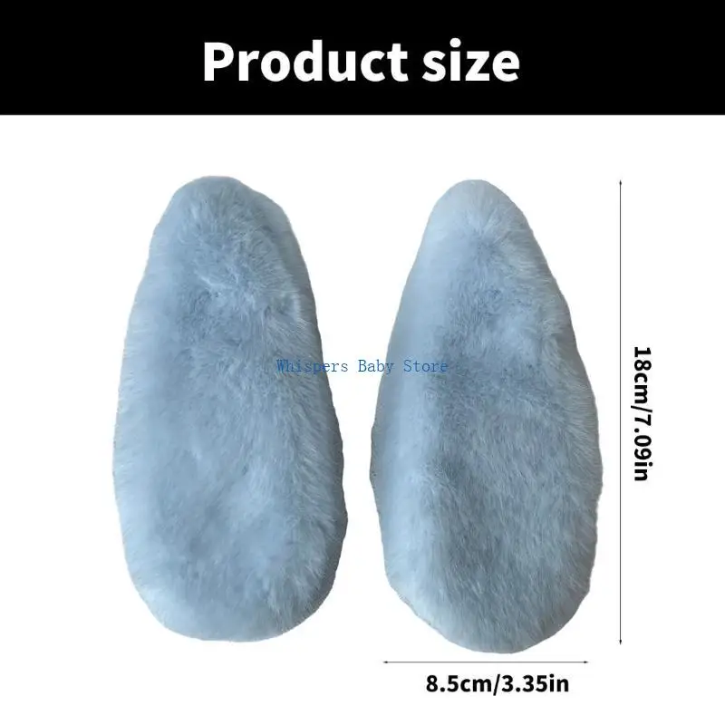 U90E Cartoon Soft Bunnies Uch Ear HEAPEAR Stylowe pluszowe króliki Uszy Akcesorium do włosów dla młodych stylów i wygodnych