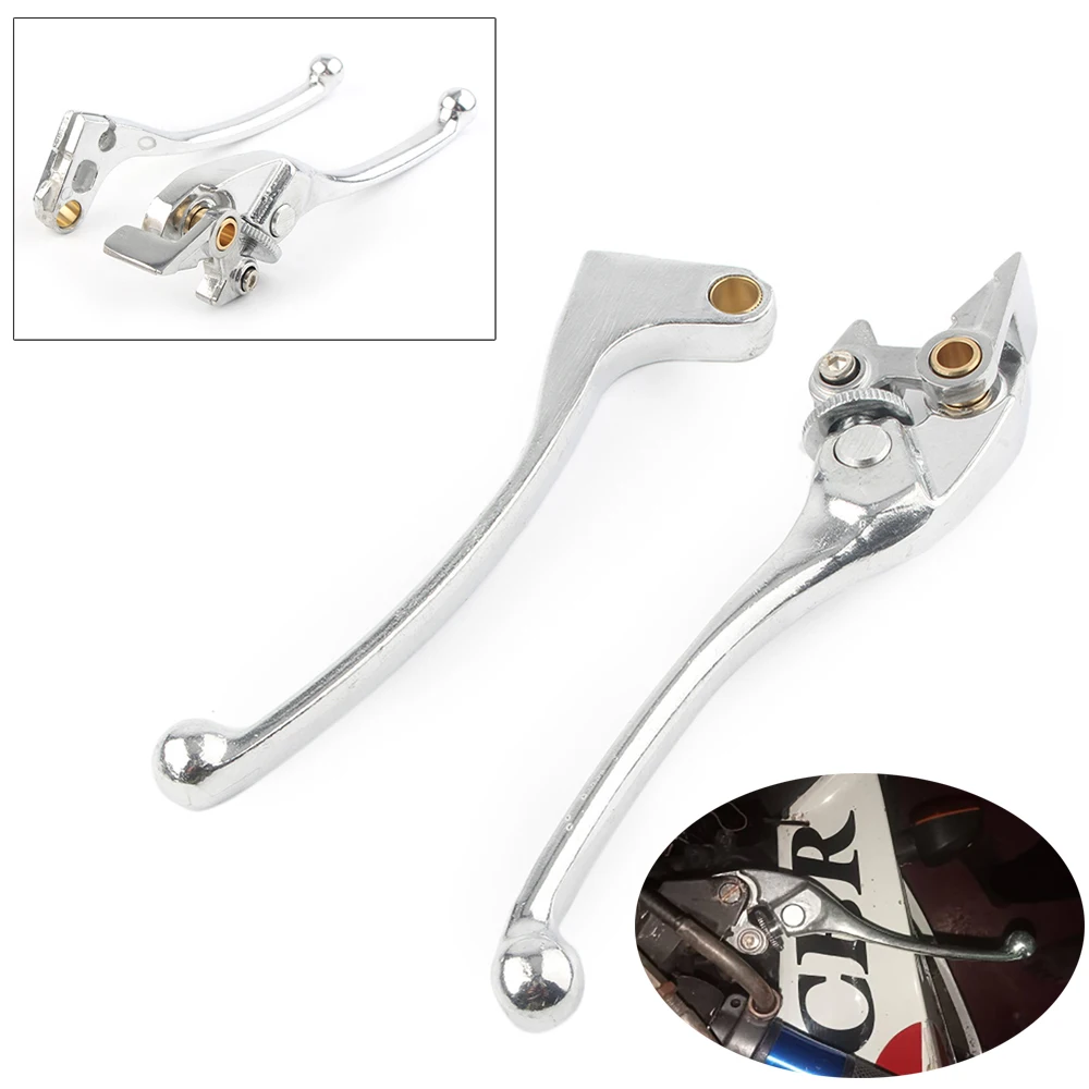 Motorcycle 1 Pair Brake Clutch Levers Stainless Steel Brake Lever Clutch Lever For Honda CBR600 CBR900 CB400 VTR250 VFR400