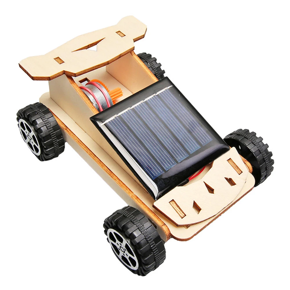 Creative Assemble Solar DIY Car Motor Robot Kit Inventions Motor Educational Electronic Kit Car Model Science Experiment for Kid