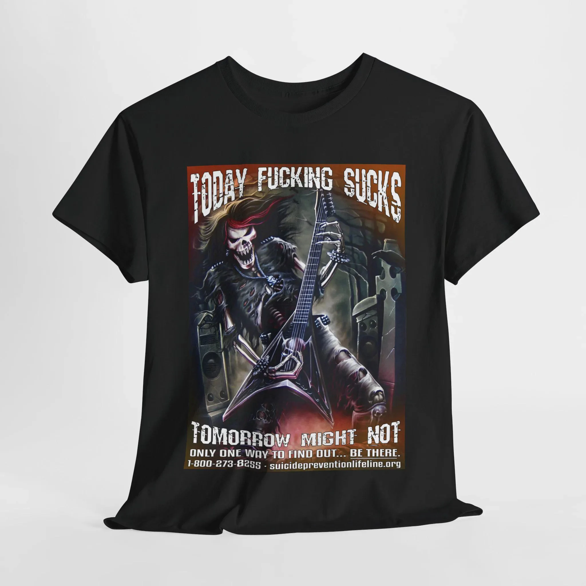 

Today Fucking Sucks Funny Skeleton Meme T-Shirt Men's and Women's Short Sleeve Cotton Tee Vintage Hip Hop Y2k Shirt Men Clothing