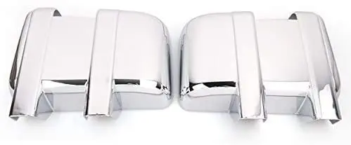 

Overlay Chrome Plated ABS Plastic Door Full Mirror Covers WITH Turn Signal Cutout For Ford F250 F350 F450 Super Duty 2008-2016