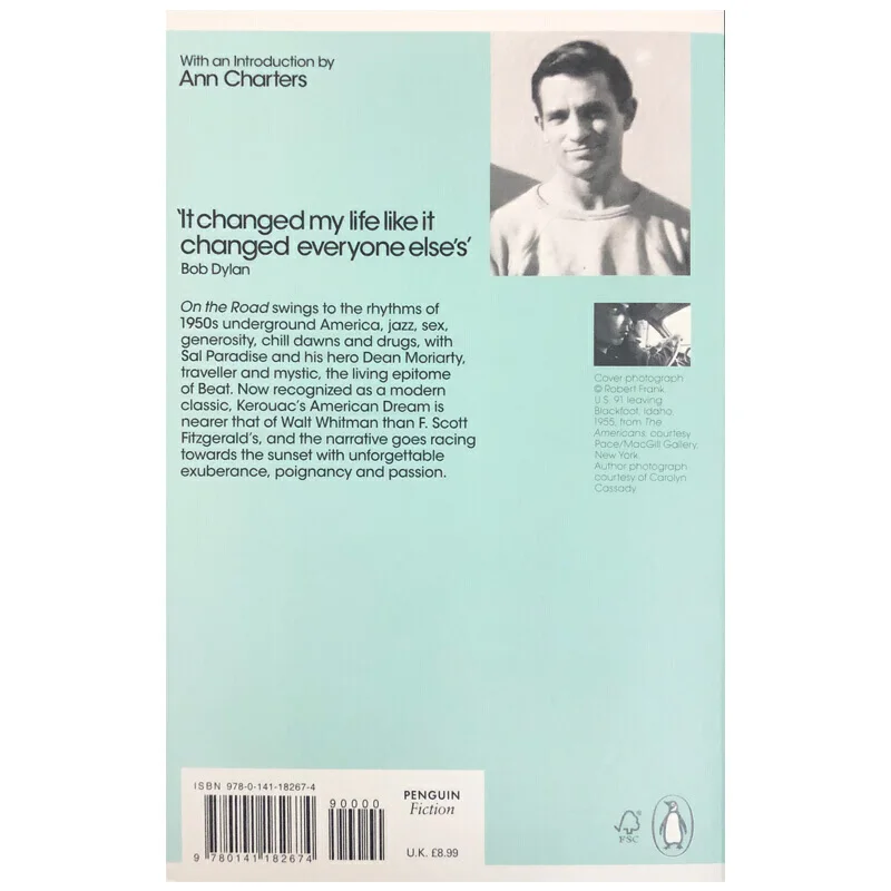 On the Road Jack Kerouac, Bestselling books in English, Classics novels 9780141182674