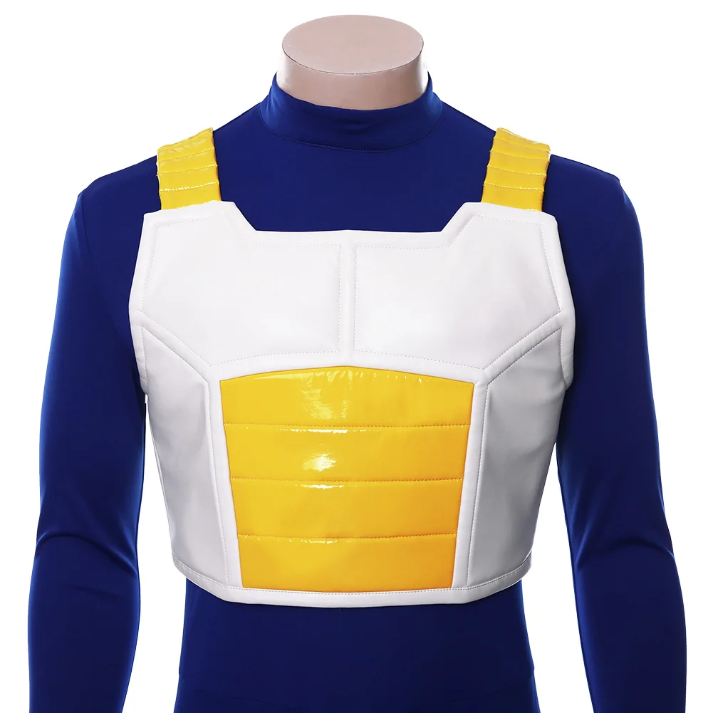 Adult Z Anime Fantasy Vegeta IV Cosplay Costume Men Jumpsuit Uniform Outfits Halloween Carnival Party Suit