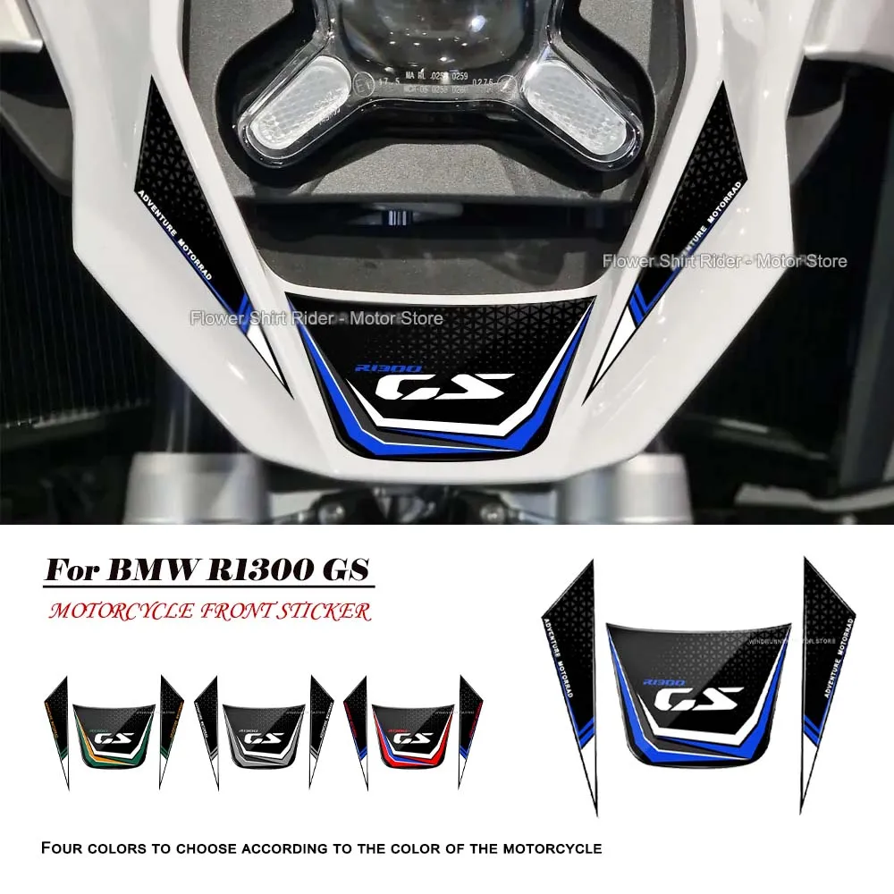 

3D Gel Stickers Front Mouth Mask Sticker Kit Motorcycle Accessories for BMW R1300GS R 1300 GS 2023 2024