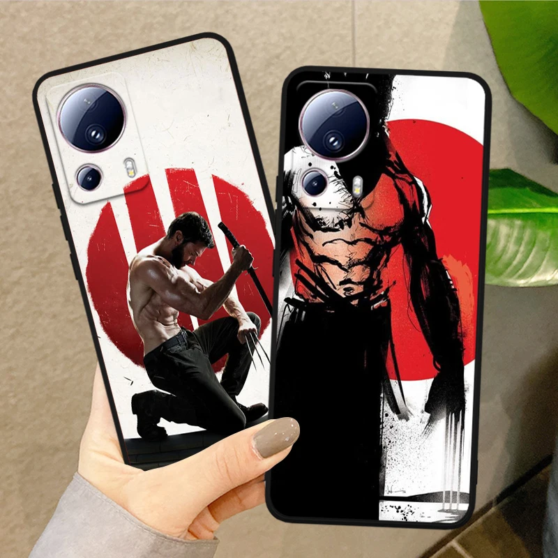 Marvel Avengers Wolverine Cover For Xiaomi Mi 13 12X 12 11 11T 11i 10T 10 Pro Lite Ultra 5G 9T 8 A3 Black Phone Case