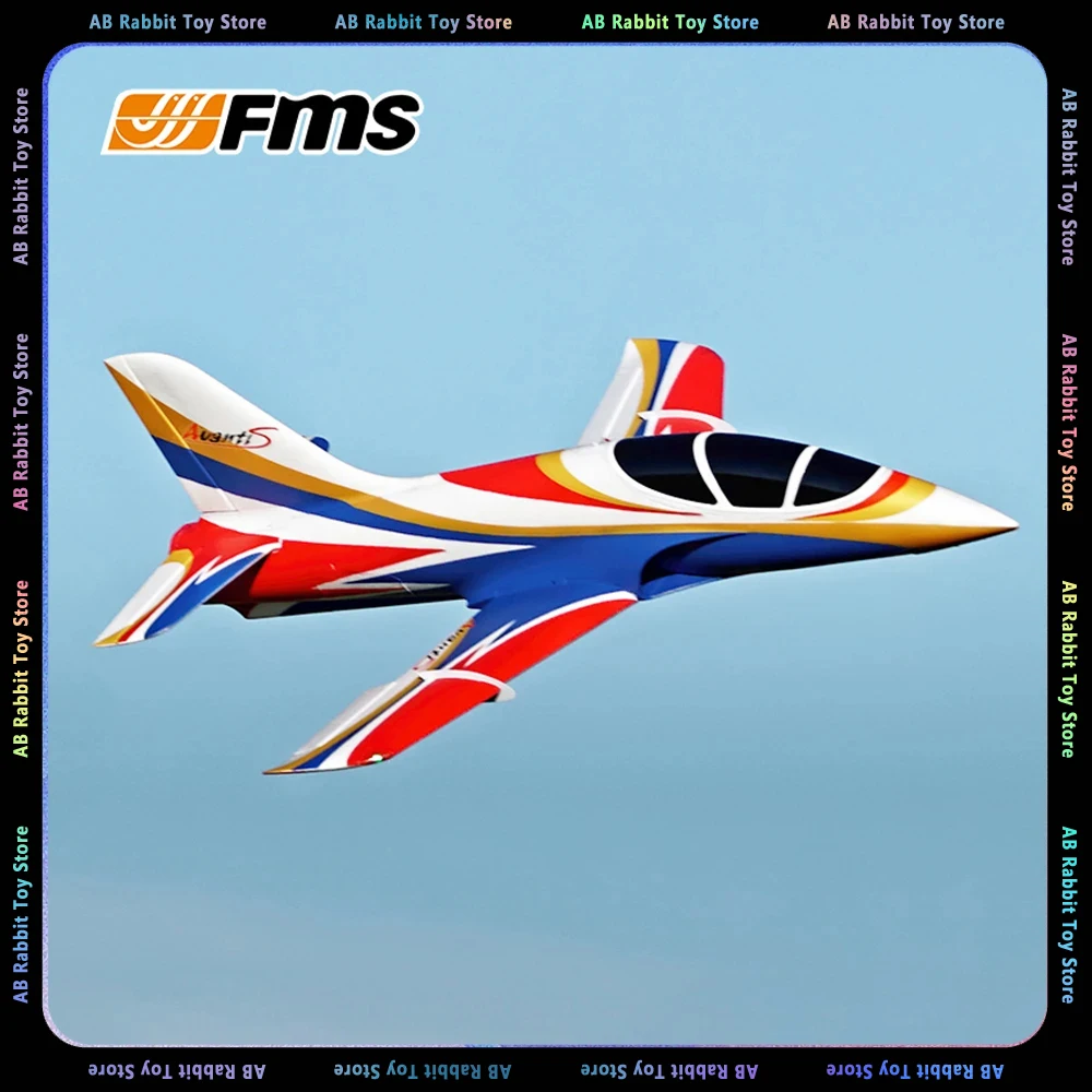 

70mm FMS Culvert Avanti Sport Remote Control Model Plane Aircraft Giant Scale Trainer PNP Electric RC Airplane Fixed Wing Gifts