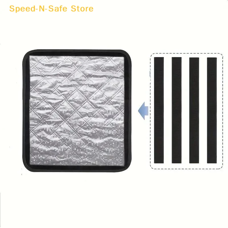 Foldable Caravan Roof Vent Insulation Cover Heat Reflective Shade Easy Carry Waterproof for Camper Trailer Summer Travel