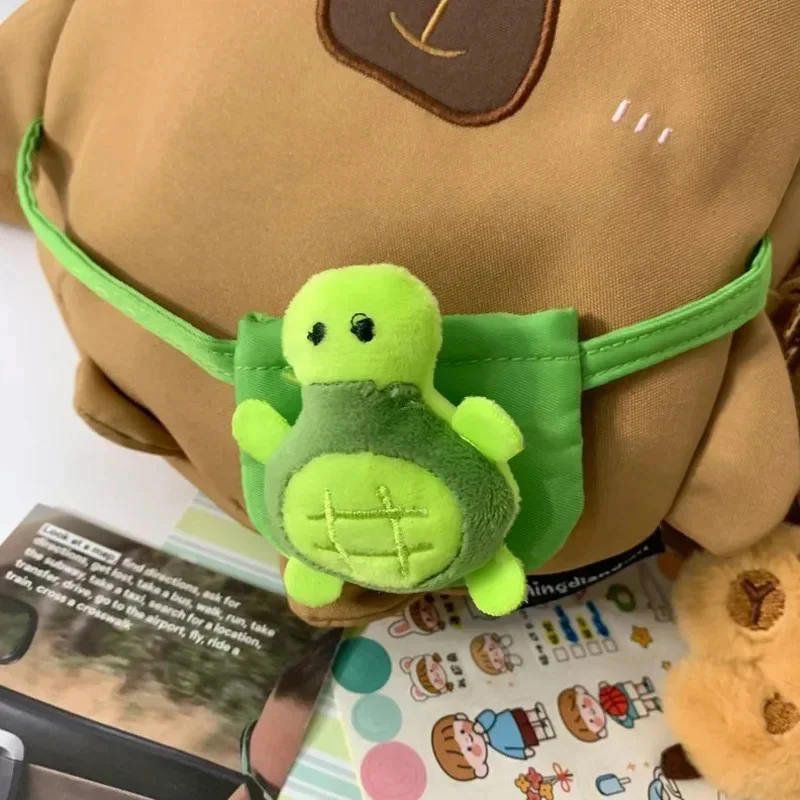 Capybara Crossbody Bag Y2K Plush Doll Shoulder Bag Cute Summer Crossbody Small Bag Cartoon Funny Dolphin Girl Couple Phone Bag