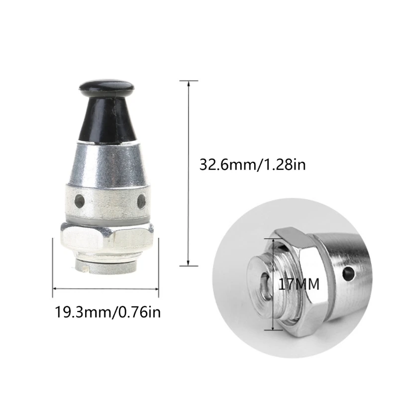 d'échappement décharge pour autocuiseur, matériau en aluminium pour cuisine, livraison directe