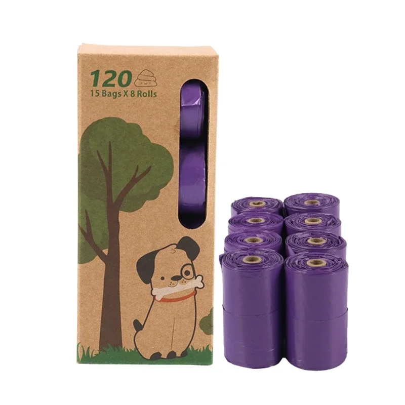 K5DC Poop Bags with Easy-Tie Handles for Dogs Environmentally Friendly Biodegradable Earth-Friendly Leak-Proof Poop Bags