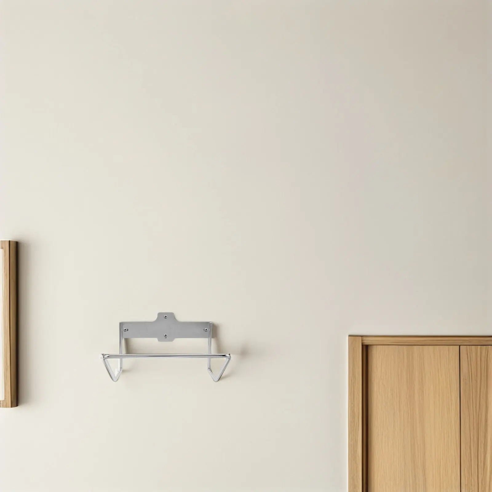 Sturdy Wall Mounted Ladder Hanger for Garage Workshop Heavy Duty Steel Ladder Storage Bracket Space Saving Organizer for Folding