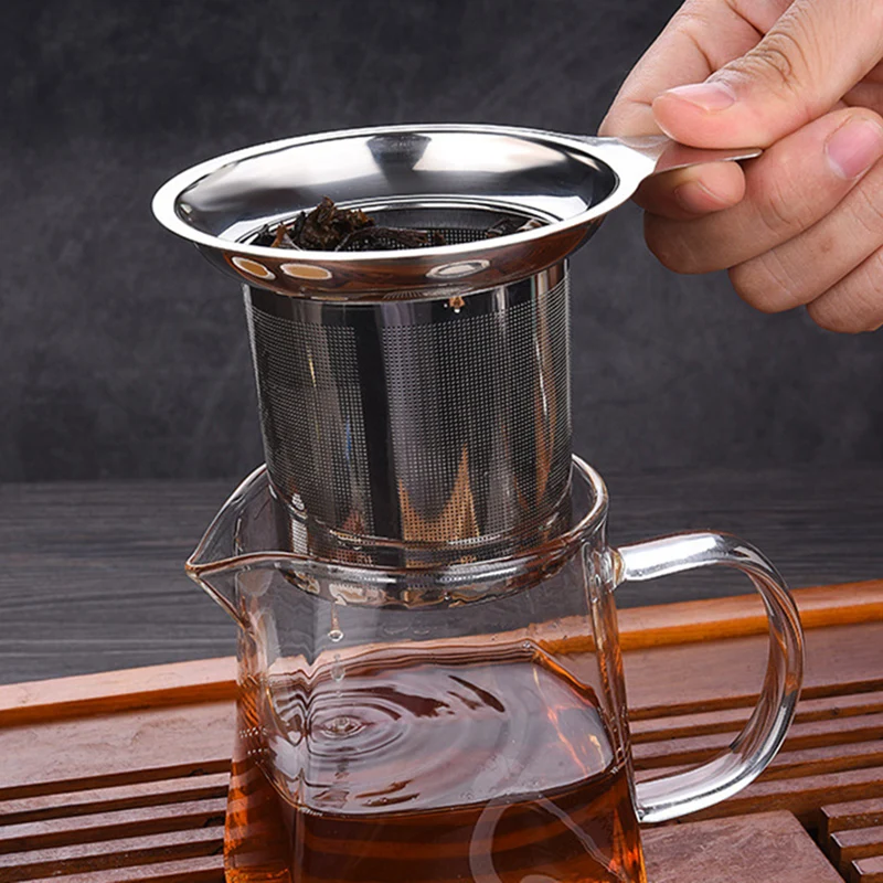 Tea Infuser Stainless Steel Tea Strainer Puer Green Loose Leaf Tea Filter Fine Mesh Ball Infuser Basket Teapot Infusion Brewing