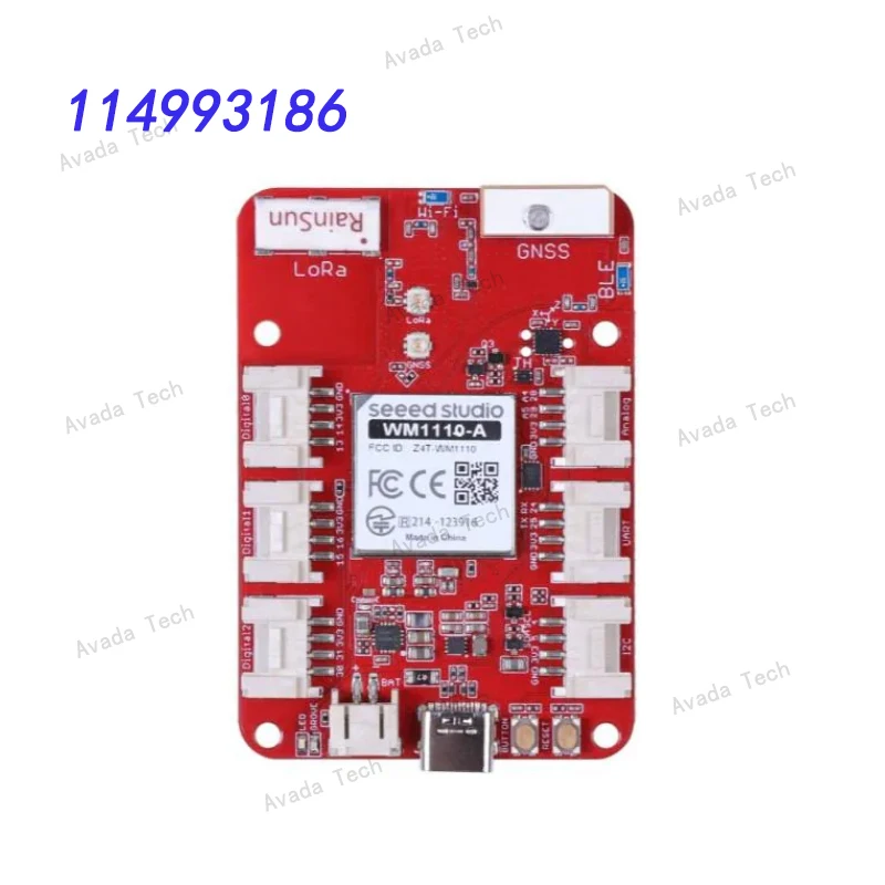 

Avada Tech 114993186 Wio Tracker 1110 Dev Board- nRF52840 Bluetooth 5.3 SoC