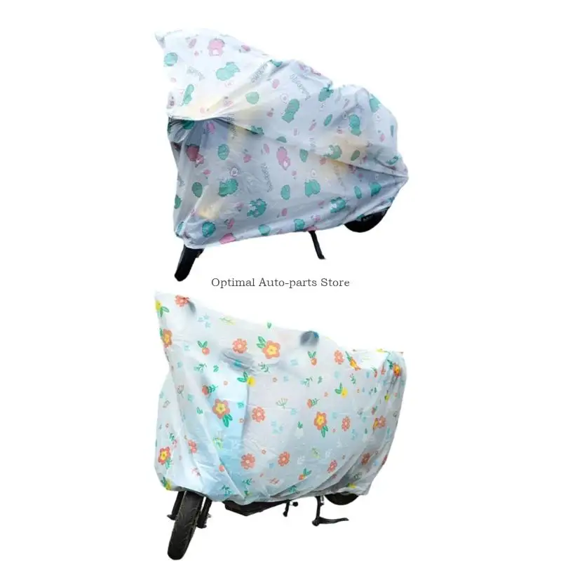 

Sun Rain Resistant Motorcycle Cover Waterproof All Weather Shelter Compact Foldable Design For Easy Storage