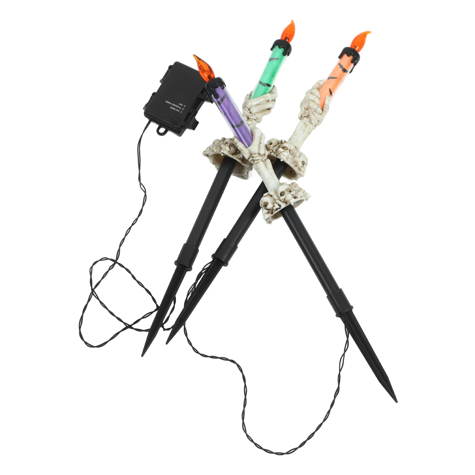 

Хэллоуин Ручной светильник Садовый кол Простота установки Декоративные светильники для вечеринок на открытом воздухе Украшения на Хэллоуин