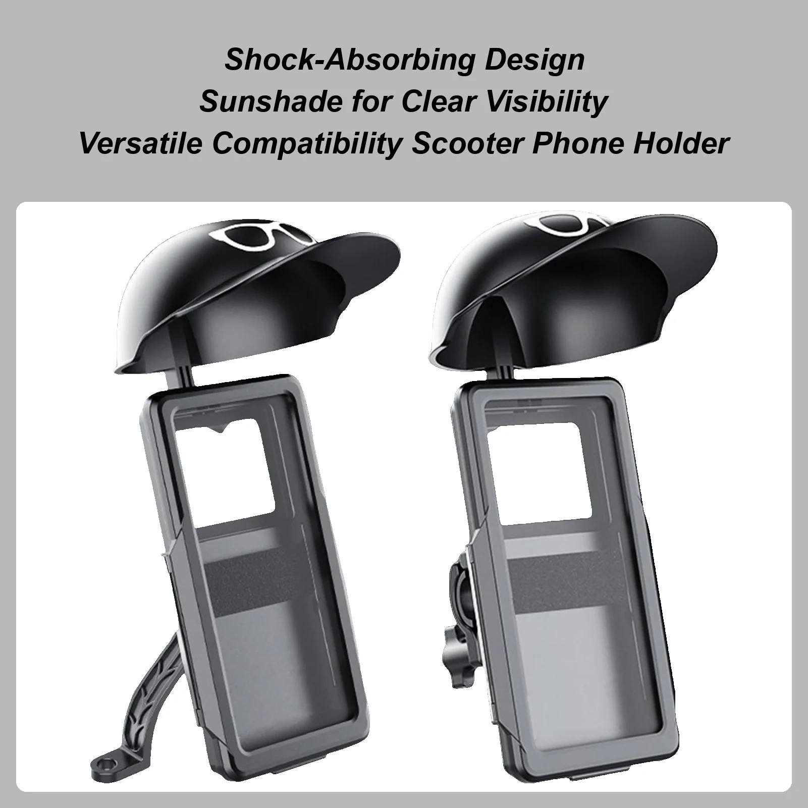 

Мотоциклетный GPS-держатель для телефона, навигационный держатель для телефона с солнцезащитным козырьком, шлем, водонепроницаемое крепление для мобильного телефона для велосипедов, скутеров