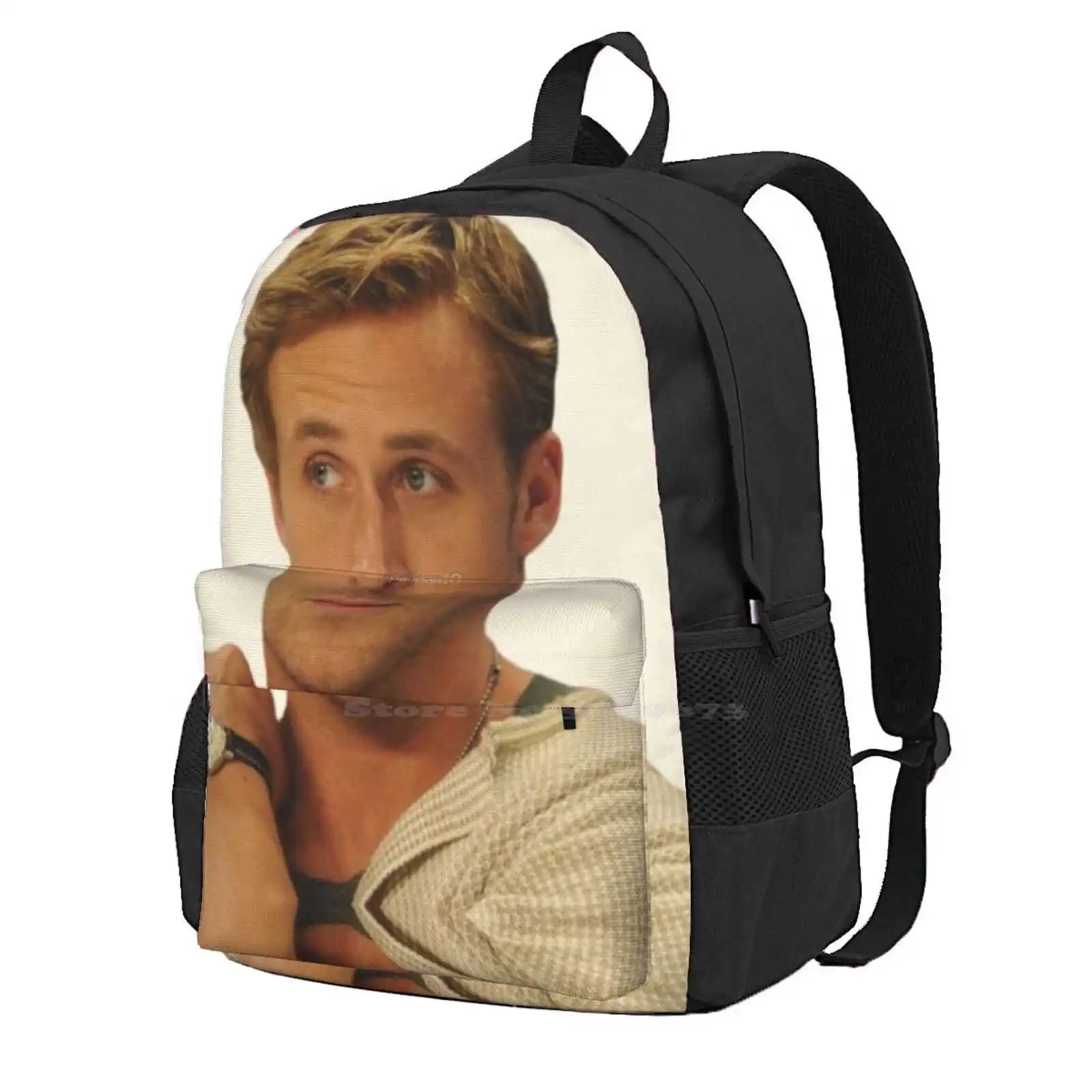 Ryan Gosling New Arrivals Unisex Bags Student Bag Backpack Ryan Gosling Movies Ryan Gosling Ken Ryan Gosling Wife Ryan Gosling