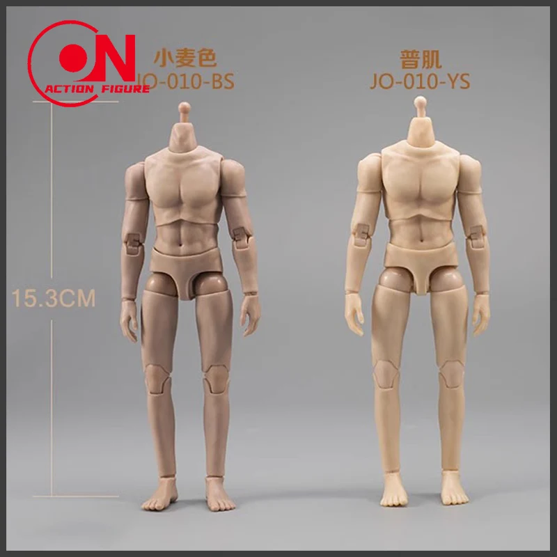 JO-010 1/12 ذكر فائق المرونة شبه مغلف للجسم المشترك الجندي Suntan الجلد العادي مفصلية 6 ''دمى شخصيات الحركة #1