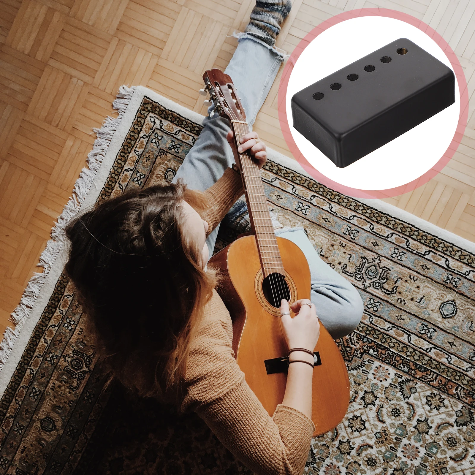 

Pickup Cover Impact Resistant Guitar Protector Copper Electric Protection Protective