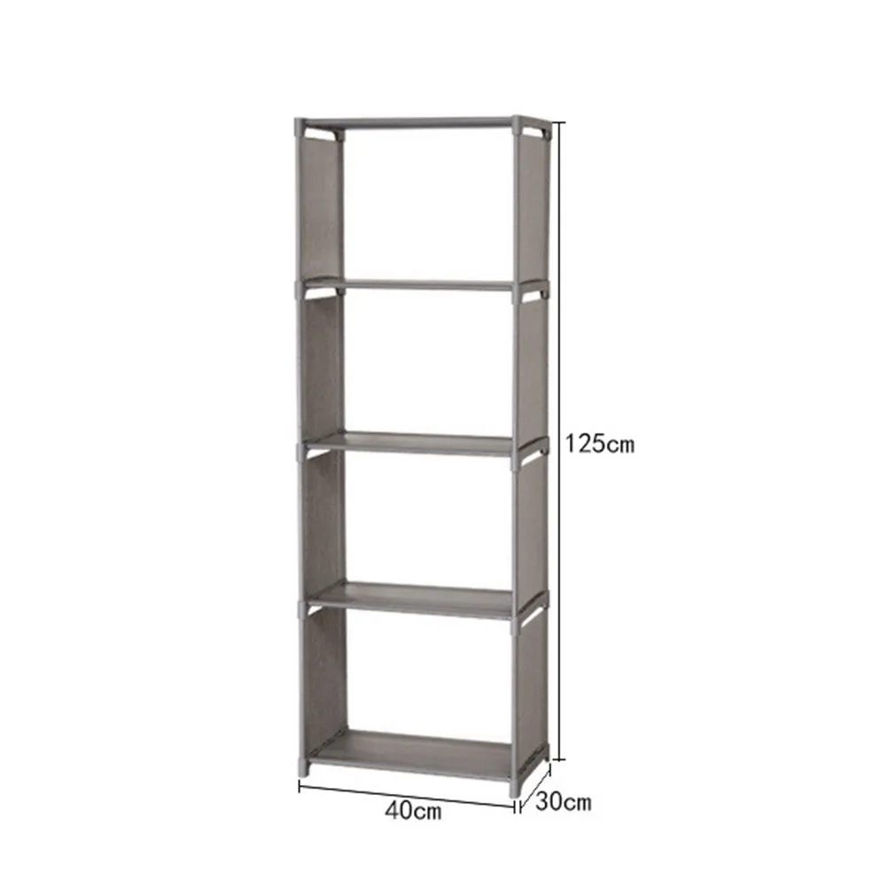 Five-Tier Books Holder Stylish Desk Organizer with High Weight-Bearing Capacity Large Sorting Compartments for Letters Mail
