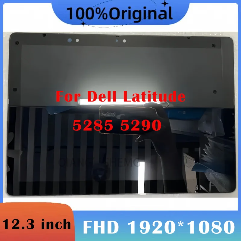 

12.3'' Touch Screen For Dell Latitude 5285 5290 2-IN-1 TV123WAM-ND0 LQ123N1JX31 Screen Assembly 2TDV5 X8T3P 0KK8X New Display