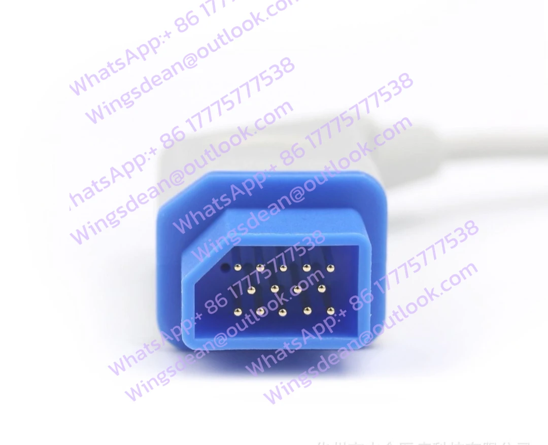 Compatible with Japanese Photoelectric Monitors Split SPO2 Blood Oxygen Extension Adapter Cable BSM-2301