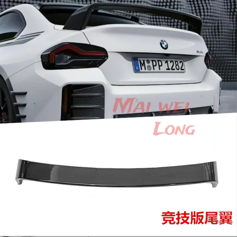 M2 Carbon Fiber Printing Gloss Black Rear Trunk Spoiler For 2022+ BMW 2 Series 2-Door Coupe G42 M2 218i 220i 220d 230i M245i