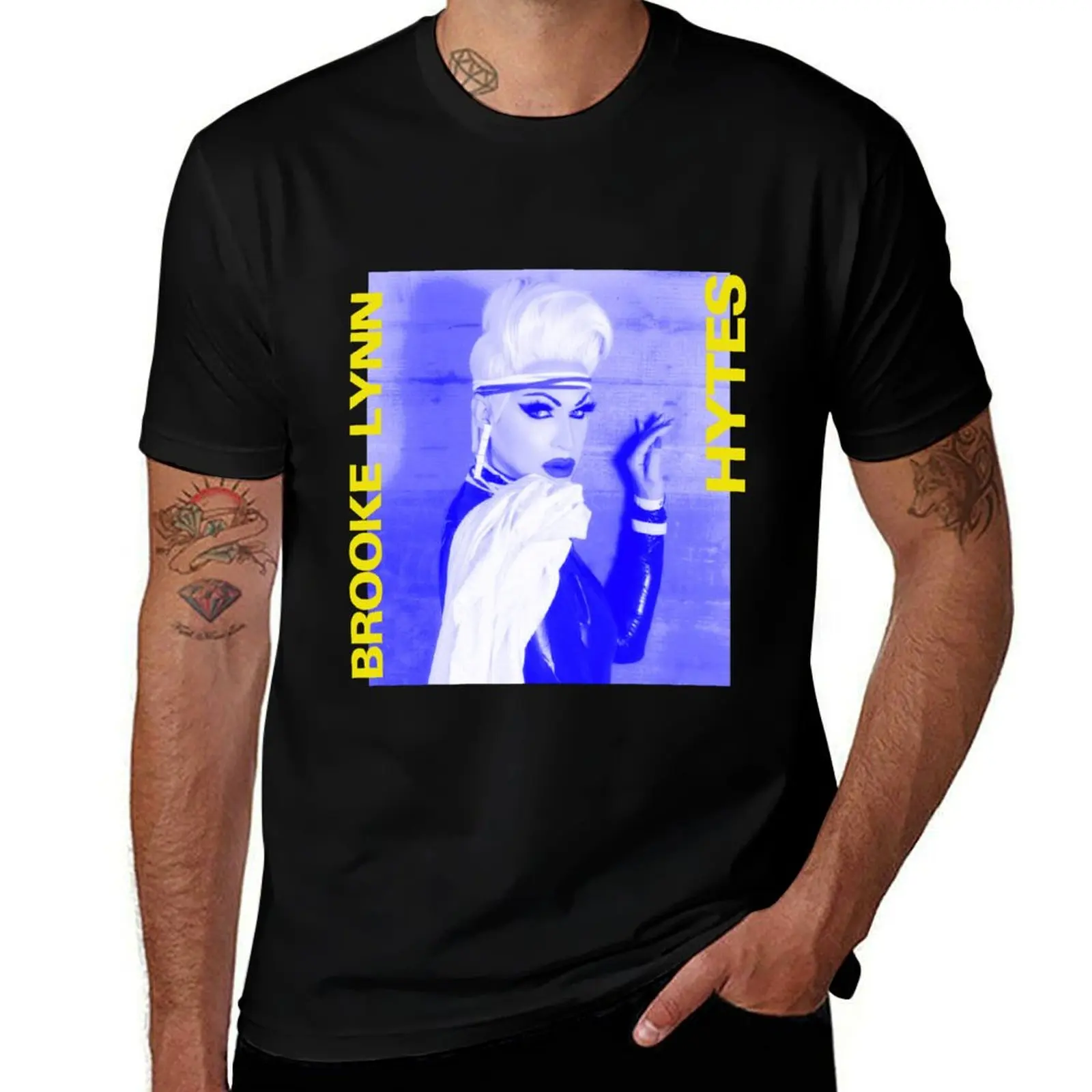 Brooke Lynn hytes || blue T-Shirt vintage anime shirt Blouse man clothes Men's clothing