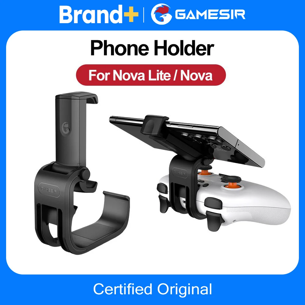 GameSir Nova Lite Phone Holder Nova 2 Lite Super Nova Controller Mobile Phone Clip Stand Handle Bracket Fit Width 75-102mm