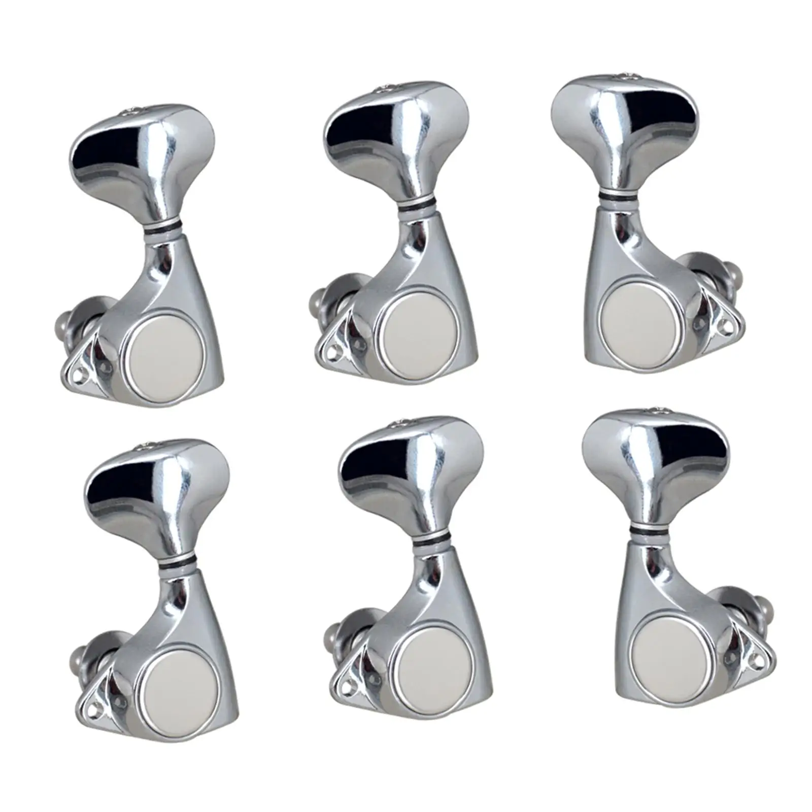 

6x Guitar Tuning Key Pegs 1:18 Easy to Install Vintage Design 4L and 2R for Acoustic Classical Enthusiasts Electric Ukulele