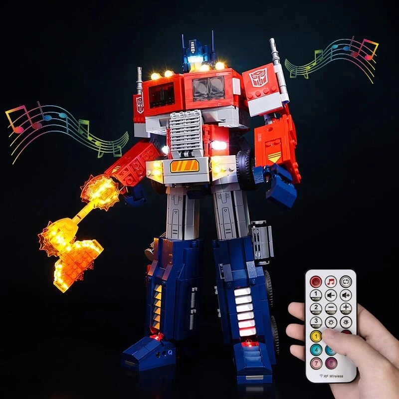 

Комплект светодиодного освещения без модели, подходящий для LEGO Icons Optimus Prime 10302 (не включает строительные блоки)