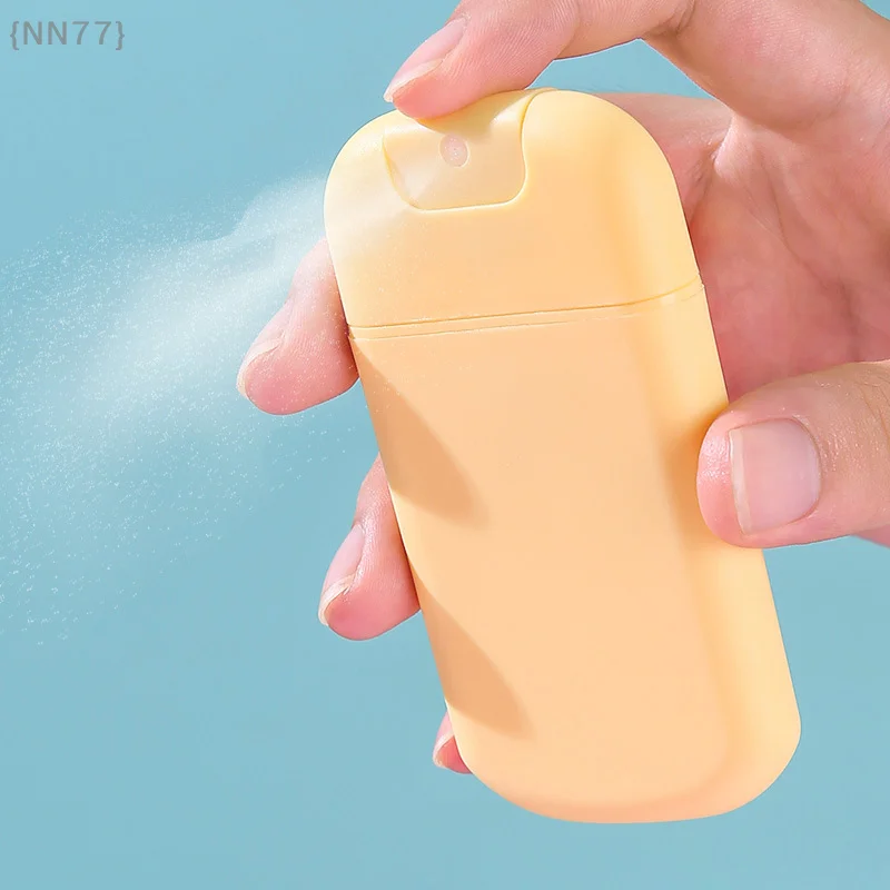 1 pçs mini portátil fragrância desinfetante para as mãos spray garrafa-recipiente recarregável da bomba de álcool, ferramenta cosmética vazia