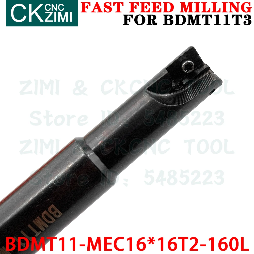 BDMT11-MEC16*16T2-160 2T Fast Feed Milling Tool Holder Milling Cutter Indexable Tools for BDMT 11T308ER Fast feed milling insert