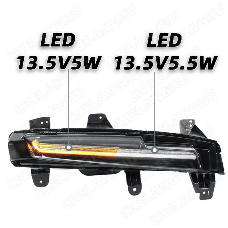 1Pc Left Side LED Daytime Running Light For Cadillac Escalade 2021 2022 2023 Car Universal 85117443 Super Bright Waterproof DRL