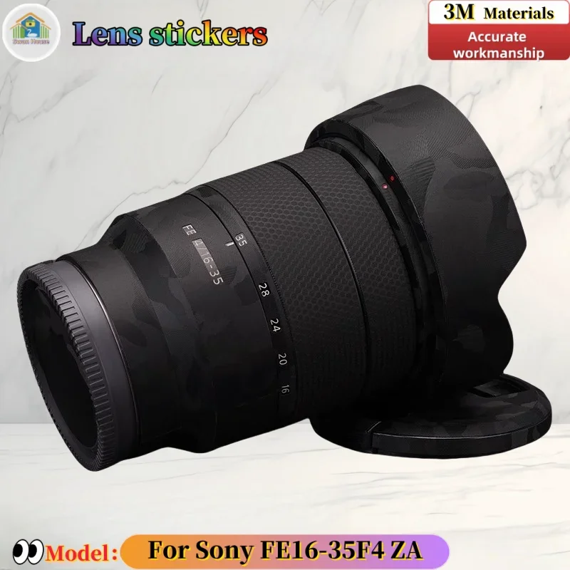 

FE16-5F4ZA For Sony FE16-35F4 ZA Camera lens sticker, DIY skin, Precision tailoring wear-resistant protective film