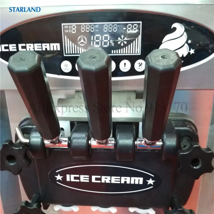 One Piece Hand Lever หกเหลี่ยมพลาสติก Handle อุปกรณ์เสริมใหม่ MK Soft Serve Ice Cream Machines Fitting