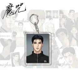 Anime Korean Manga BL Manwha Jinx Keychain Joo Jaekyung Kim Dan Cartoon Figure Pendant Car Key Chain Jewelry Men Gift Accessorie