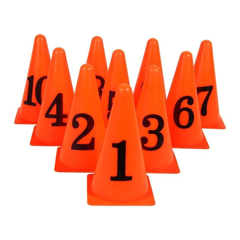 อุปกรณ์ฝึกซ้อมฟุตบอล กรวยฝึกซ้อมรูปทรงกรวยไอศกรีม ขนาด 18 ซม. 23 ซม. 30 ซม. 32 ซม. 47 ซม. 52 ซม. มีจำหน่าย