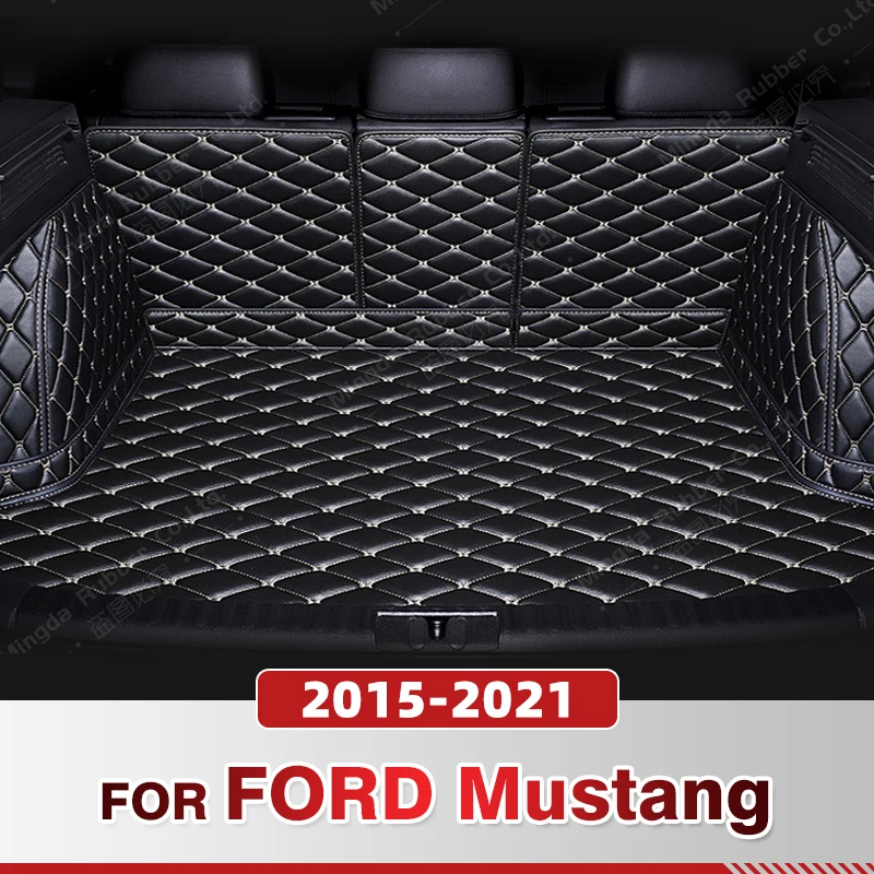 

Auto Full Coverage Trunk Mat For Ford Mustang 2015-2021 16 17 18 19 20 Car Cover Pad Cargo Liner Interior Protector Accessories