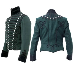 Adult Men's Hussar Uniform Cosplay Costume Jacket Military Napoleonic Military Jackey Parade Coat Custom Made