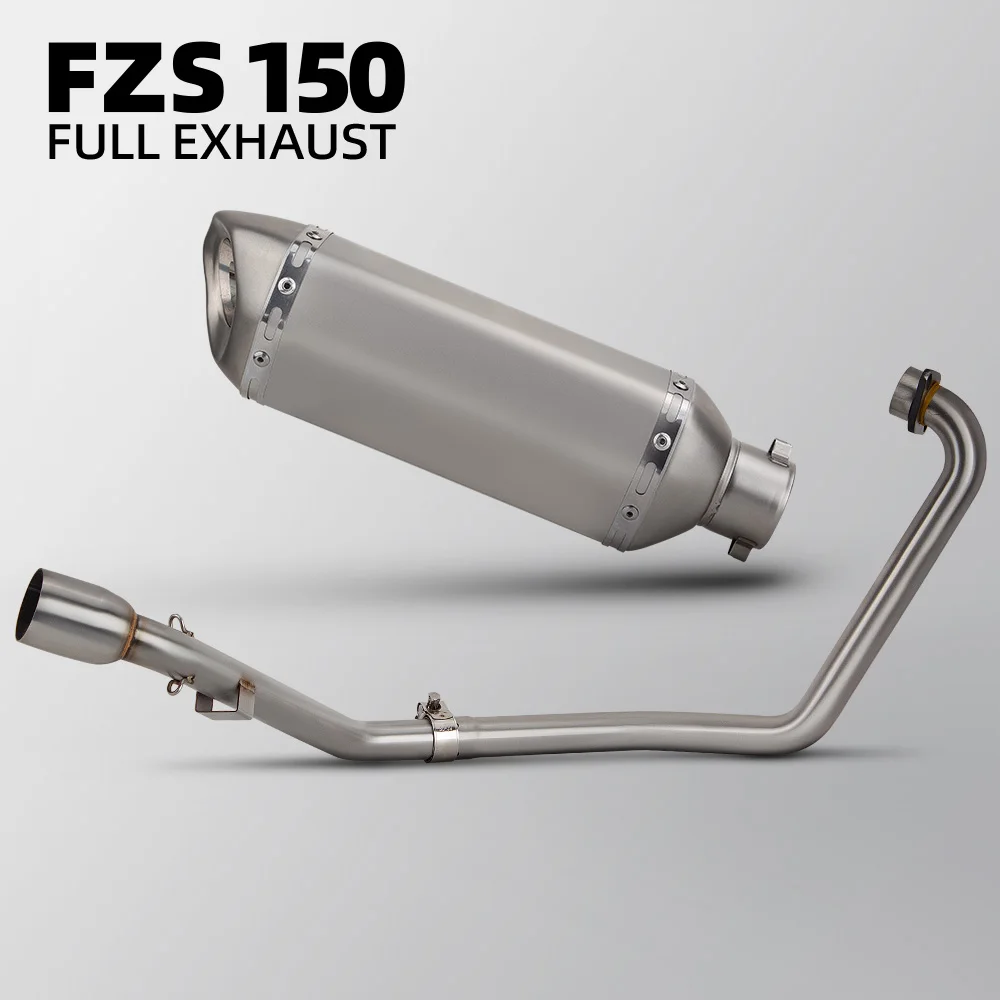 YS125 Exhaust System For Yamaha YS125/YS150/GT150 FAZER FZ150 FZS150 Motorcycle Exhausts Pipe Kit Manifold 370MM Muffler
